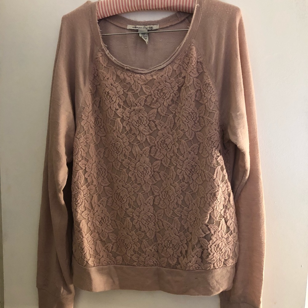 Pink long sleeve shirt